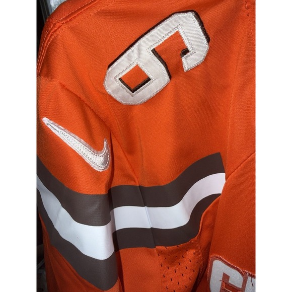 Cleveland Browns Nike NFL On Field Jersey Men's SM Orange Baker Mayfield #6 - Picture 10 of 11